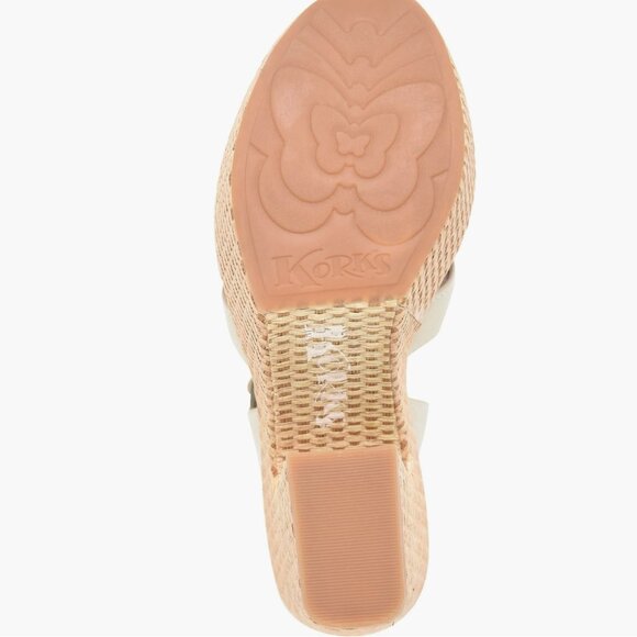 NEW KORKS Dee Wedge Platform (Women) 10M, OFF WHITE - Picture 7 of 10